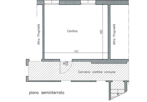 Planimetria Granarolo località Quarto Inferiore - Quadrilocale con balconi, ampia cantina e garage